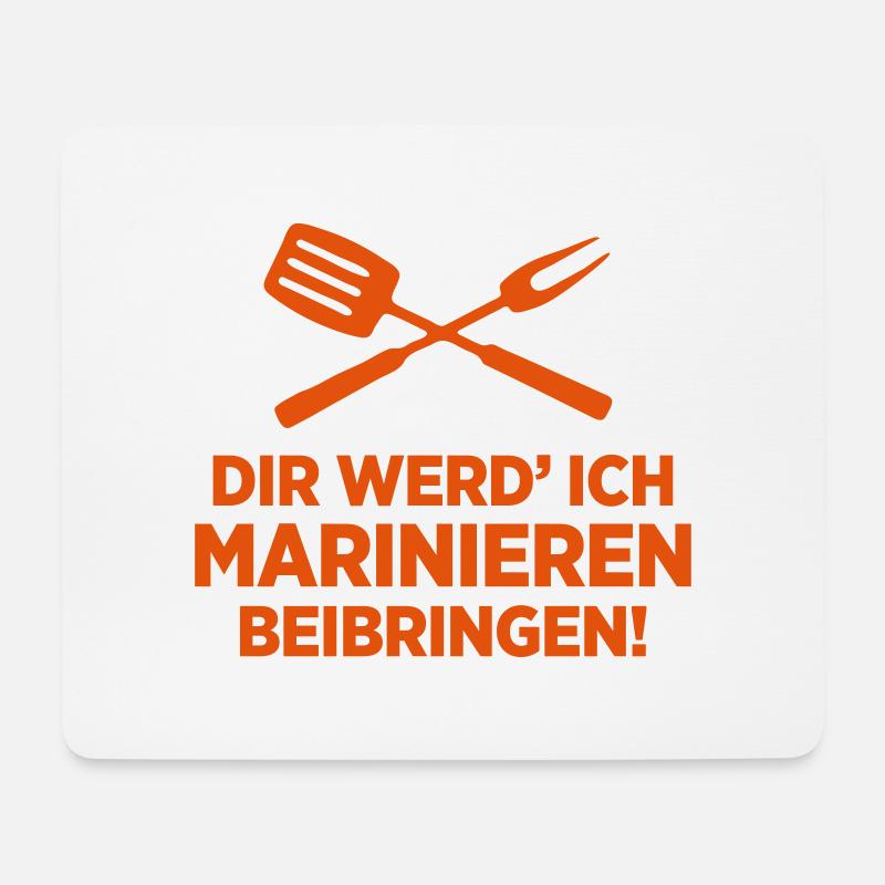 Marinier-Meister - Mousepad (Querformat) - Weiß