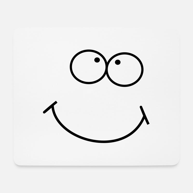 up-Look - Mousepad (Querformat) - Weiß
