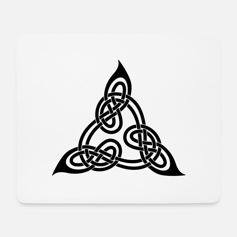 Keltische Knoten - Mousepad (Querformat) - Weiß