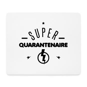 super quarantenaire - Tapis de souris (format paysage) - blanc - Devant