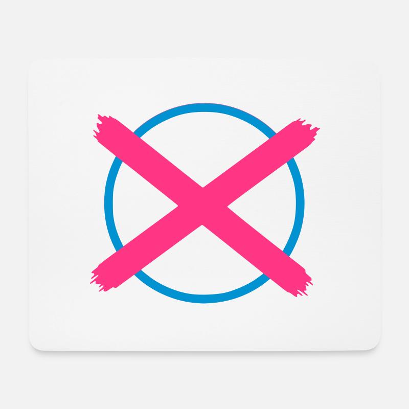 VOTE! - Mousepad (Querformat) - Weiß