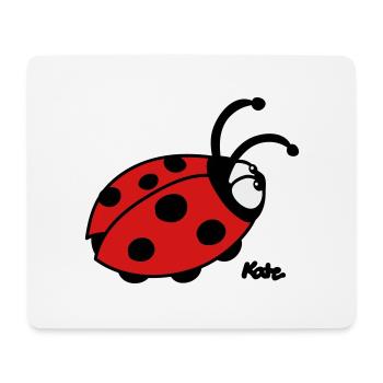 Marienkäfer (c) - Mousepad (Querformat) - Weiß - Vorne
