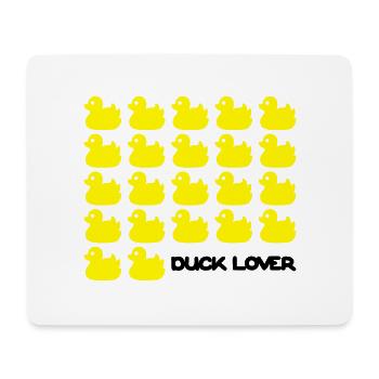 Duck Lover - Mousepad (Querformat) - Weiß - Vorne
