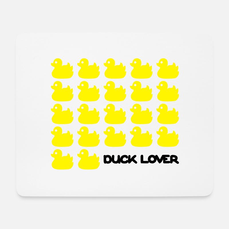 Duck Lover - Mouse Pad (horizontal) - white