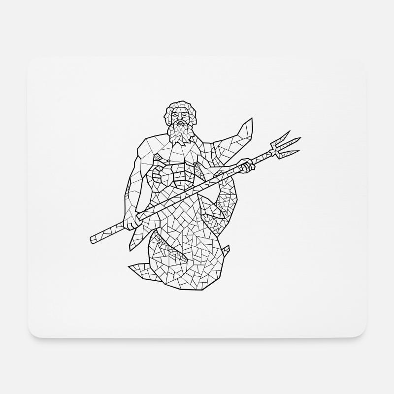 Aquarius - Mouse Pad (horizontal) - white