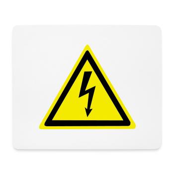 High voltage - Mouse Pad (horizontal) - white - Front