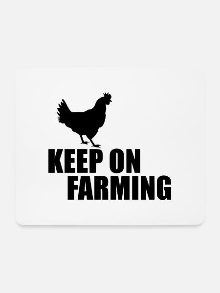 mach weiter Landwirtschaft 20 - Mousepad (Querformat) - Weiß