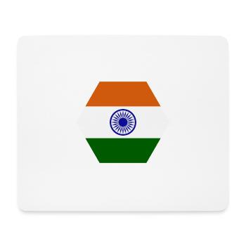 Indien Flagge - Mousepad (Querformat) - Weiß - Vorne
