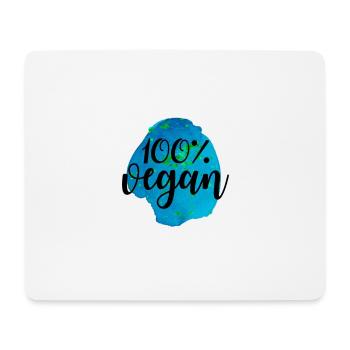 Idée de cadeau de végétarien végétarien - Tapis de souris (format paysage) - blanc - Devant
