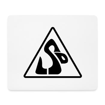 LSD Snake__V004 - Mouse Pad (horizontal) - white - Front