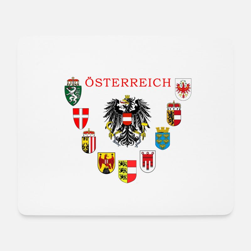 Oesterreich9 - Mousepad (Querformat) - Weiß
