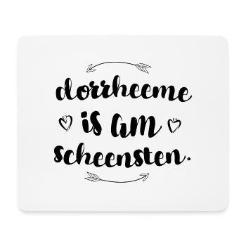 affectueusement Saxons Saxons disant dorrheeme - Tapis de souris (format paysage) - blanc - Devant