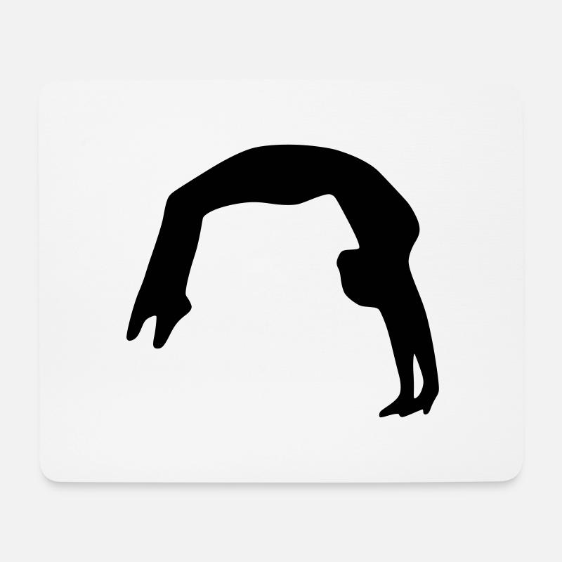 Flick Flack - Mousepad (Querformat) - Weiß