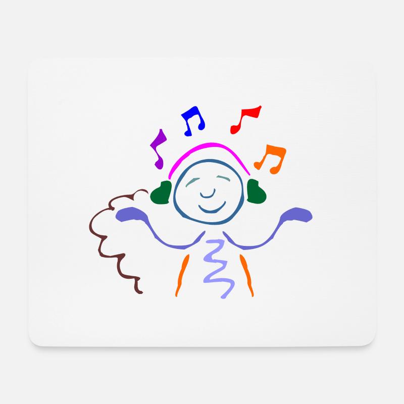 Music DJ - Mouse Pad (horizontal) - white