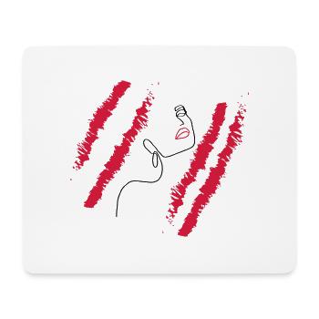 Illustration model - Mouse Pad (horizontal) - white - Front