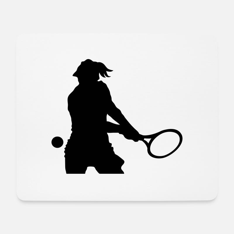 Tennis - Mouse Pad (horizontal) - white