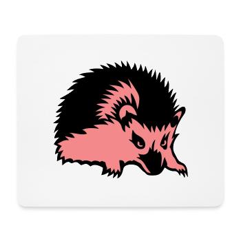herisson pic mechant - Tapis de souris (format paysage) - blanc - Devant