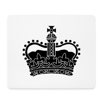 Crown - Krone - Mousepad (Querformat) - Weiß - Vorne