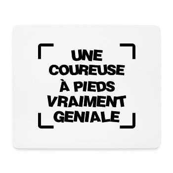 Course à pied / Coureur / Jogging / Running / Run - Tapis de souris (format paysage) - blanc - Devant