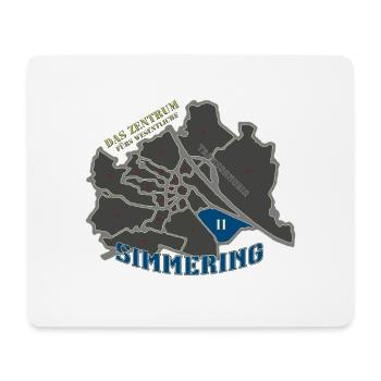 Wien Simmering - Mousepad (Querformat) - Weiß - Vorne