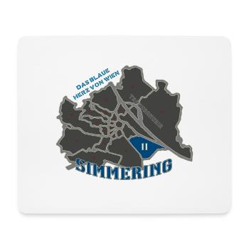 Simmering Wien 11 - Mousepad (Querformat) - Weiß - Vorne