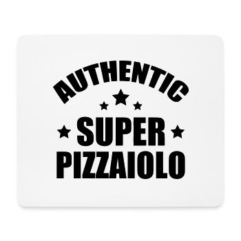 pizza / pizzaiolo / chef / italie / pizzaiola - Tapis de souris (format paysage) - blanc - Devant
