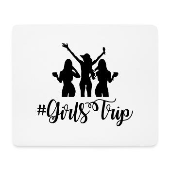 girls trip - Mousepad (Querformat) - Weiß - Vorne