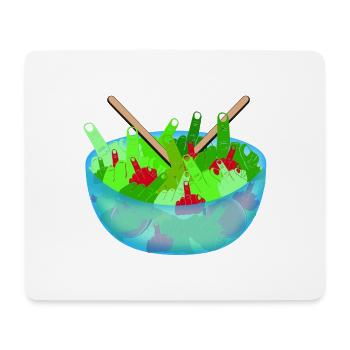 Fuck you salad - Tapis de souris (format paysage) - blanc - Devant
