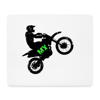 MX Moto Cross - Mousepad (Querformat) - Weiß - Vorne