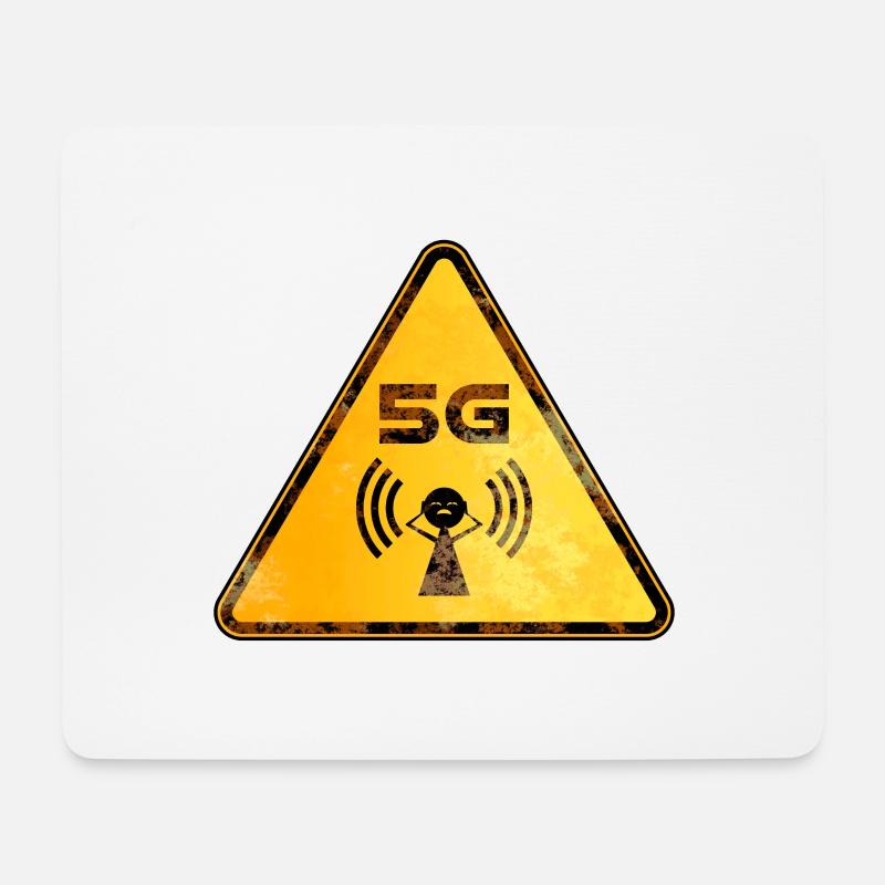 5G - Mousepad (Querformat) - Weiß
