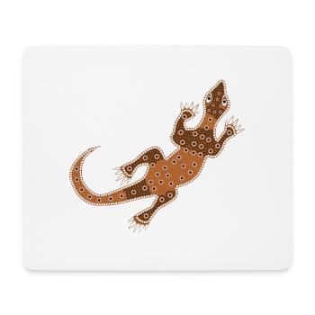 Monitor lizard - Mouse Pad (horizontal) - white - Front