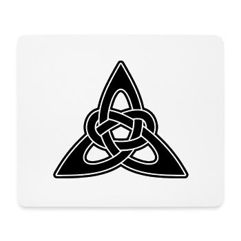 Celtic knots - Mouse Pad (horizontal) - white - Front