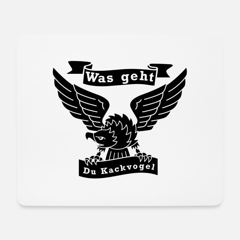 Kackvogel2 1 - Mousepad (Querformat) - Weiß