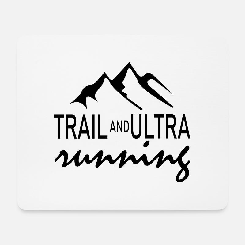 Marathon Running Run jogging - Mousepad (Querformat) - Weiß