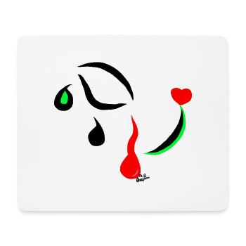 Association contre la maltraitance des femmes - Tapis de souris (format paysage) - blanc - Devant