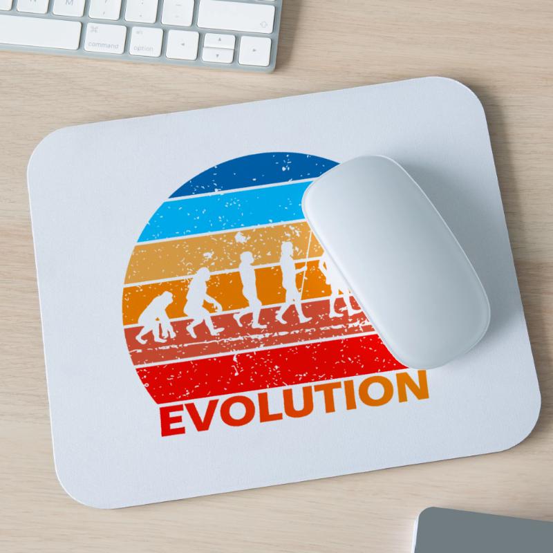 Evolution von IT EDV Informatik Computer Nerds Mousepad (Querformat)
