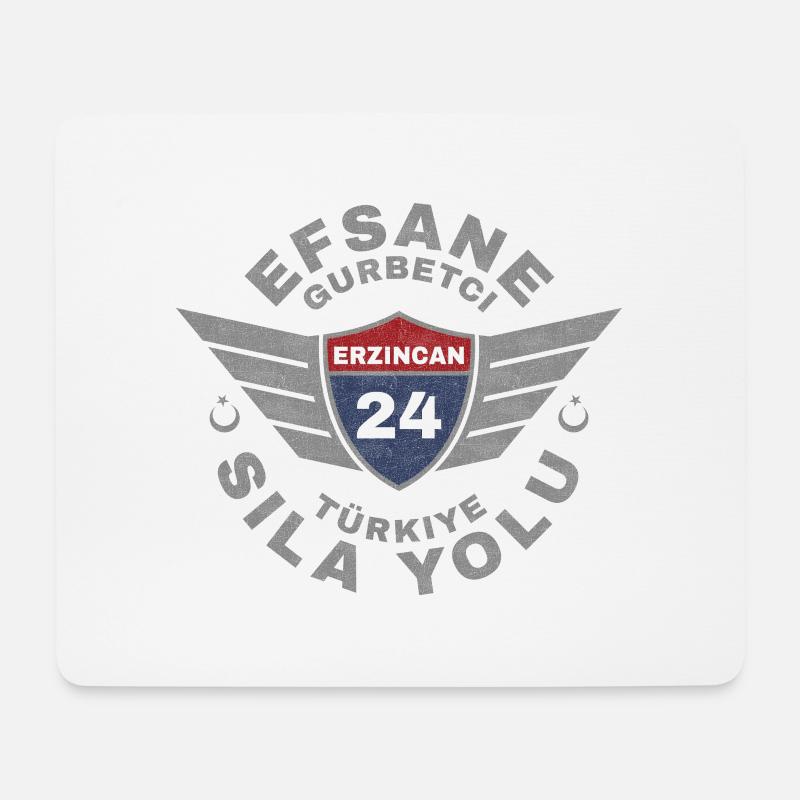 Erzincan - Mousepad (Querformat) - Weiß