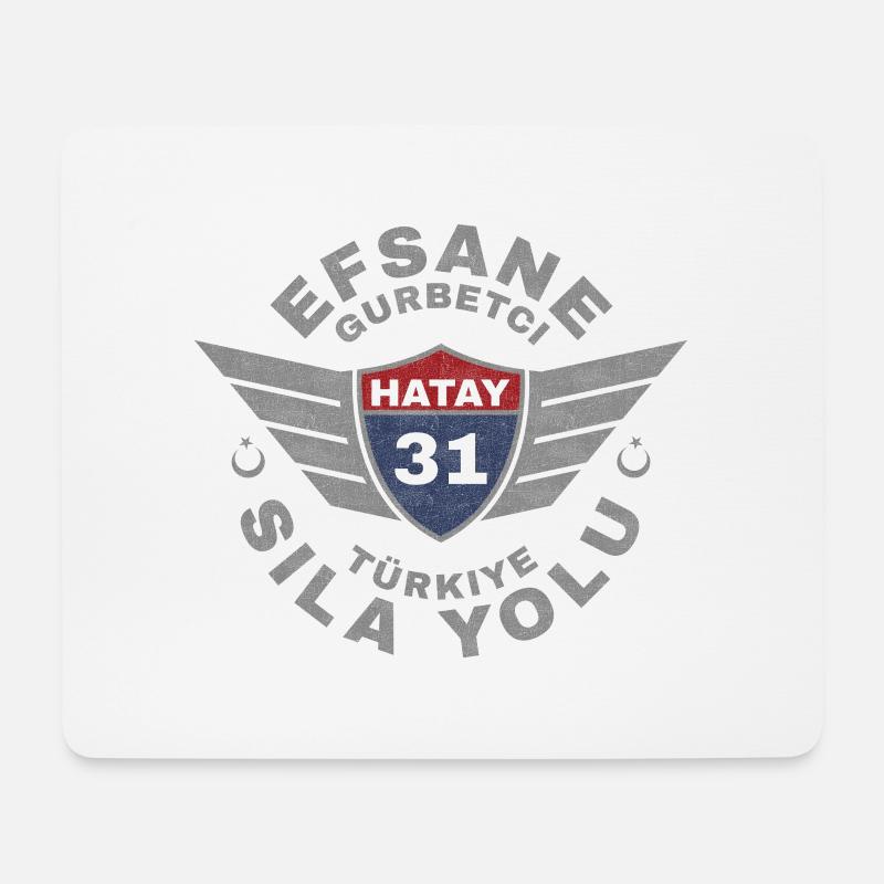 Hatay - Mousepad (Querformat) - Weiß