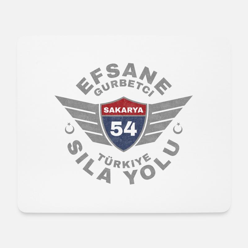 Sakarya - Mousepad (Querformat) - Weiß