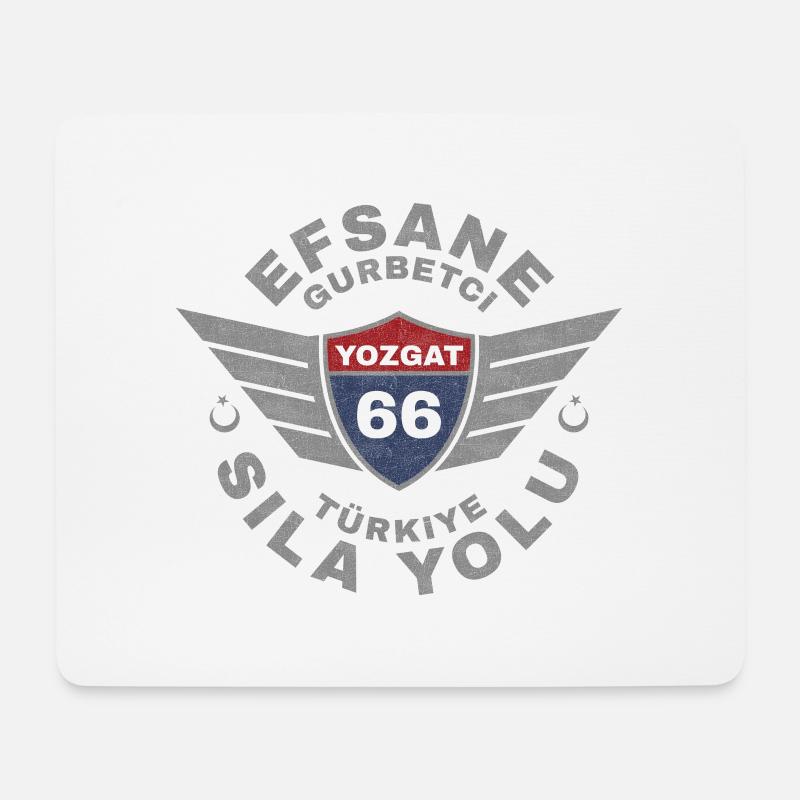 Yozgat - Mousepad (Querformat) - Weiß