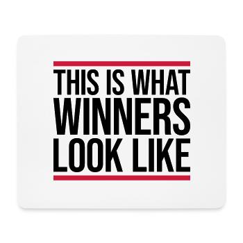 What Winners Look Like - Mousepad (Querformat) - Weiß - Vorne