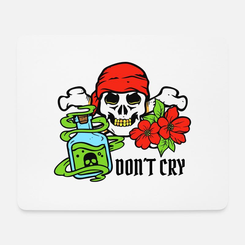 Don´t cry - Mousepad (Querformat) - Weiß