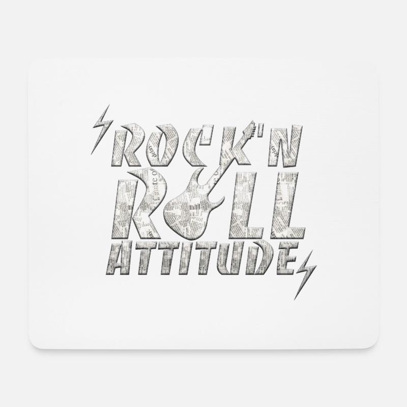 Musik Blues Pop Rock Tanz Hard Rock New Wave Punk - Mousepad (Querformat) - Weiß