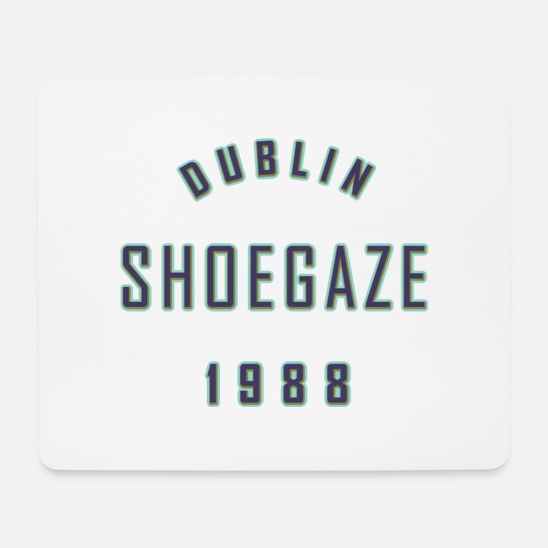 SHOEGAZE - Mousepad (Querformat) - Weiß