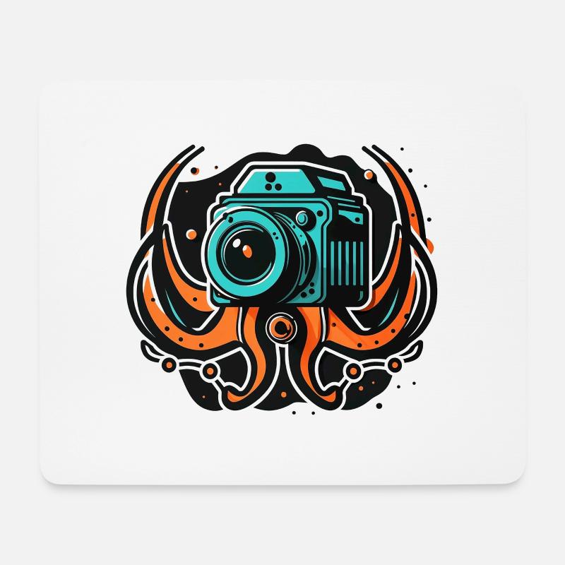 Fotokrake - Mousepad (Querformat) - Weiß