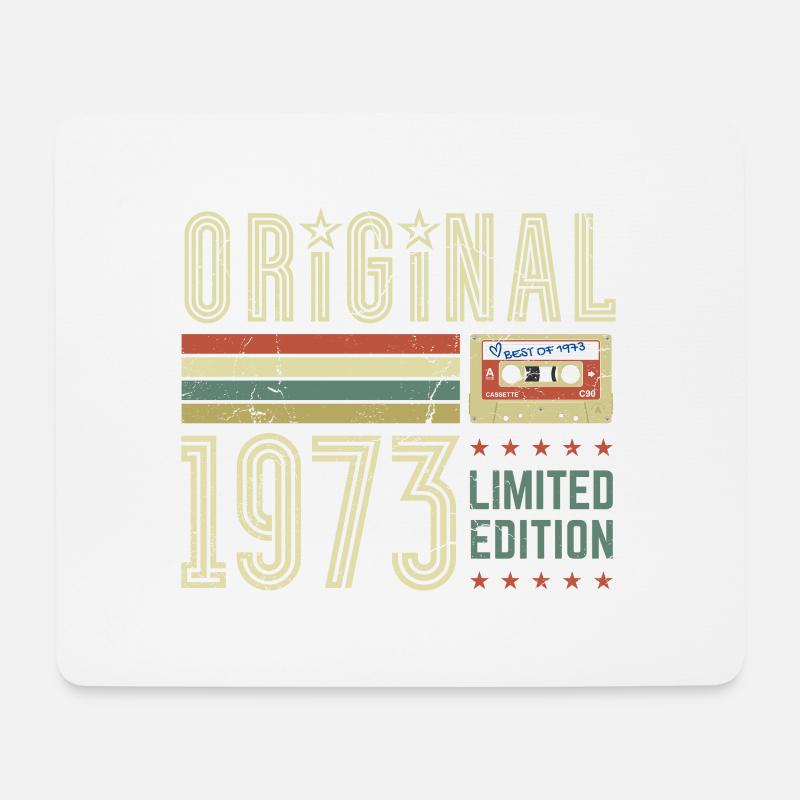 Original 1973 - Limited Edition - Mousepad (Querformat) - Weiß