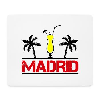 Madrid - Tapis de souris (format paysage) - blanc - Devant