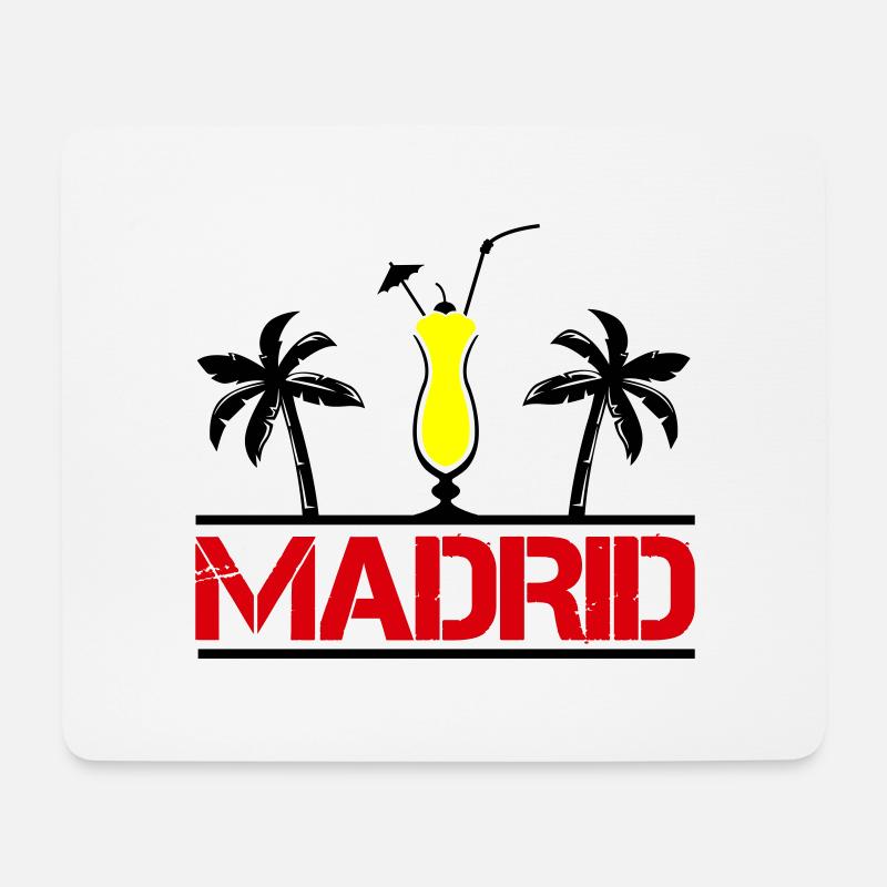 Madrid - Mouse Pad (horizontal) - white