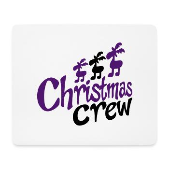 funny team at Christmas - Mouse Pad (horizontal) - white - Front