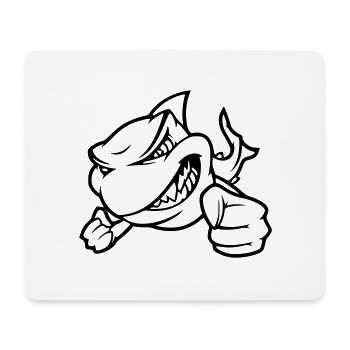 hai für Party, Junggesellenabschied - Mousepad (Querformat) - Weiß - Vorne